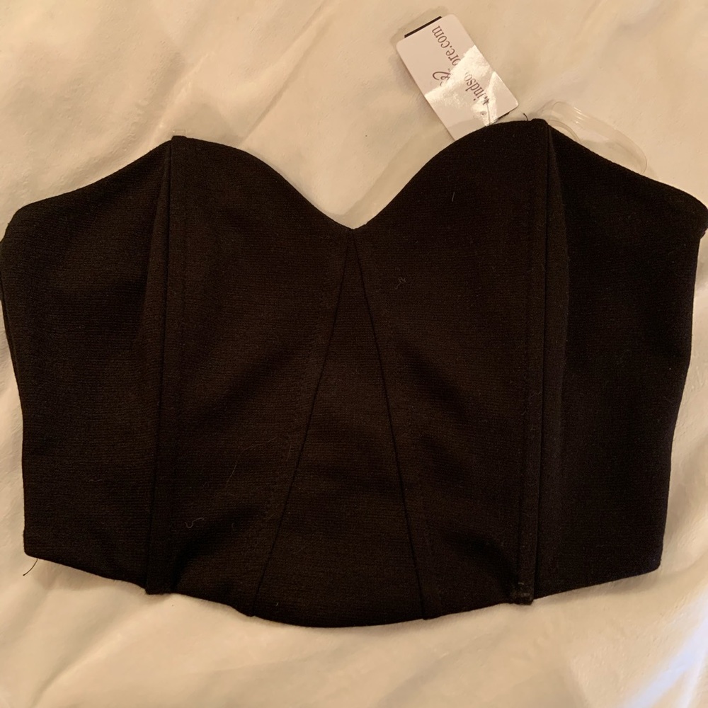 Strapless Crop Top